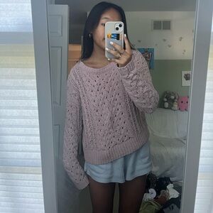 Aero Hygge chenille knit sweater